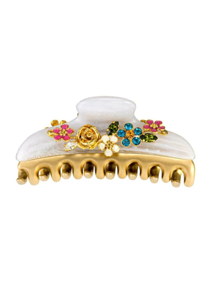 [ヘアアクセサリーのアッカ]自分へ贈るご褒美ギフト フィオーレ コロラート Lサイズ